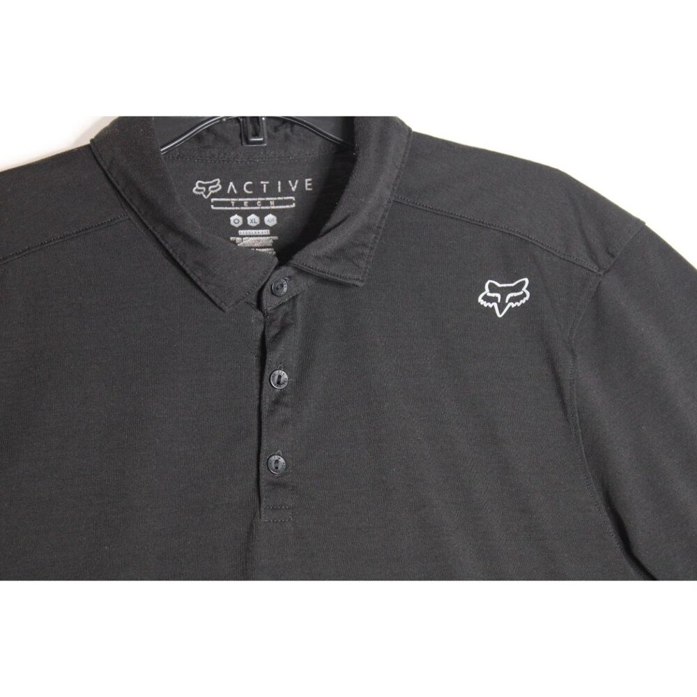 Fox Racing Active Tech Black Performance Golf Pol… - image 2